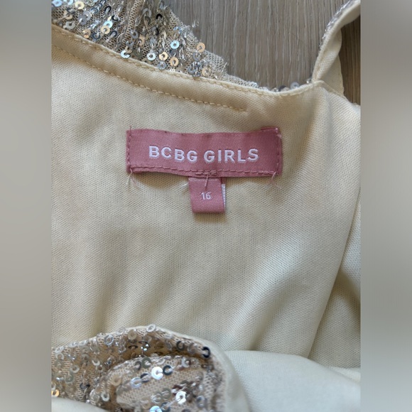 BCBG Girls Sequin Ruffle Jumpsuit (Big Kids), size 16. - Picture 10 of 14